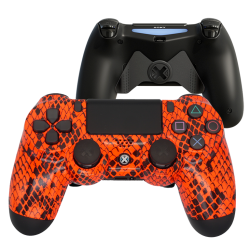 Mando Ps4 Snake Naranja